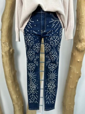 Pantalón Jeans Brillante