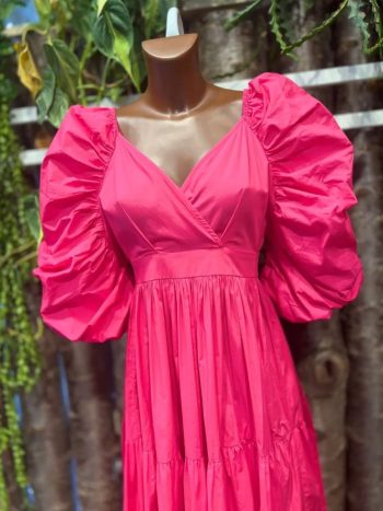 Vestido Princesa Fucsia