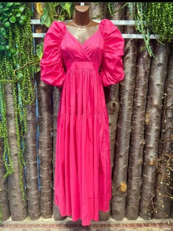 Vestido Princesa Fucsia
