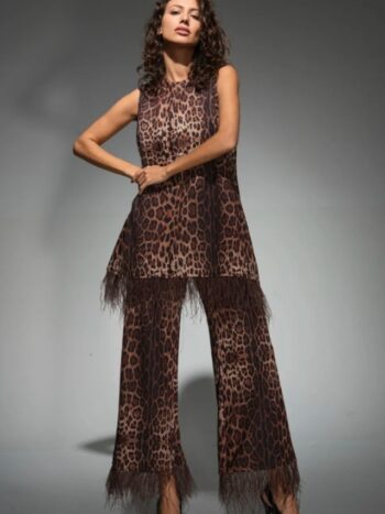 Conjunto Leopardo Pluma