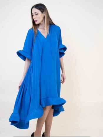 Vestido Petalo Azul