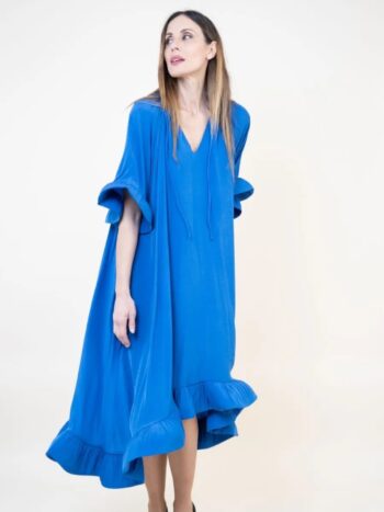Vestido Petalo Azul