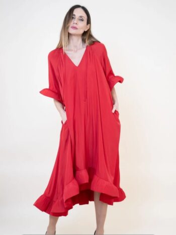 Vestido  Petalo Rojo