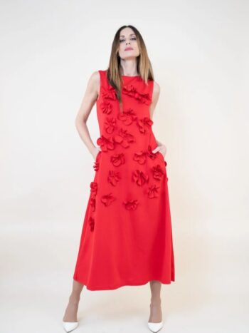 Vestido Mayo Rojo