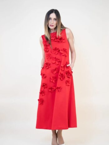 Vestido Mayo Rojo